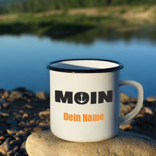 Boots-Tasse "MOIN" mit deinem Namen